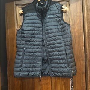 Eddie Bauer Quilted Black Vest